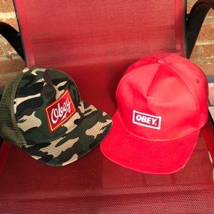 AUTHENTIC “OBEY” CAPS